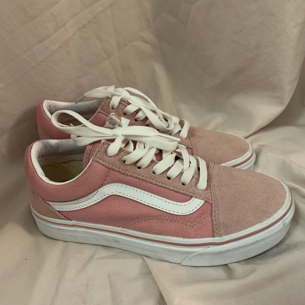 vans light pink sneakers (never worn!)